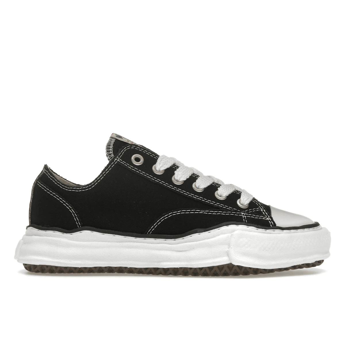 Maison Mihara Yasuhiro Peterson OG Sole Canvas Low Black — 36