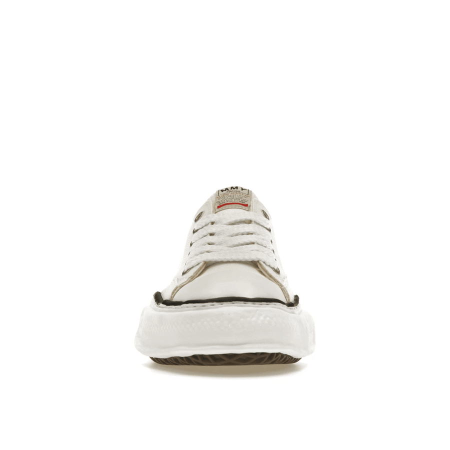 Maison Mihara Yasuhiro Peterson AND Sole Canvas Low White — 36