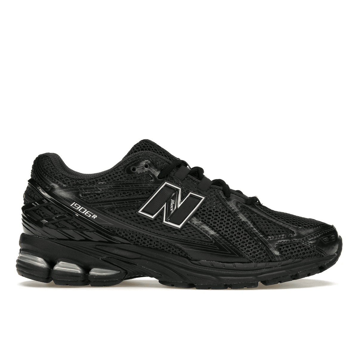 New Balance 1906R Black Metallic Silver — 36