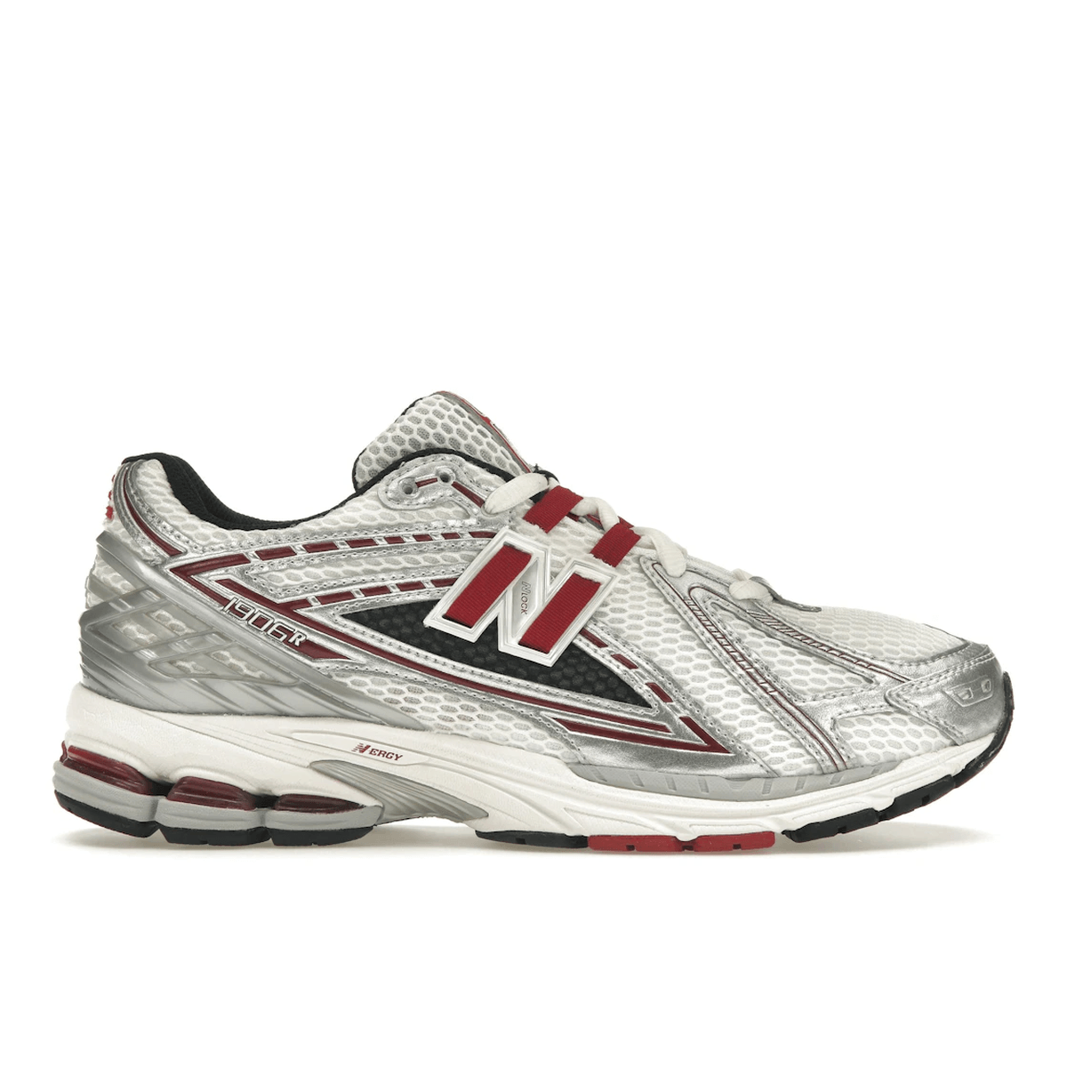 New Balance 1906R Silver Classic Crimson — 36