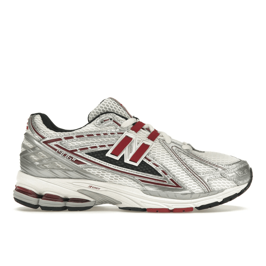 New Balance 1906R Silver Classic Crimson — 36