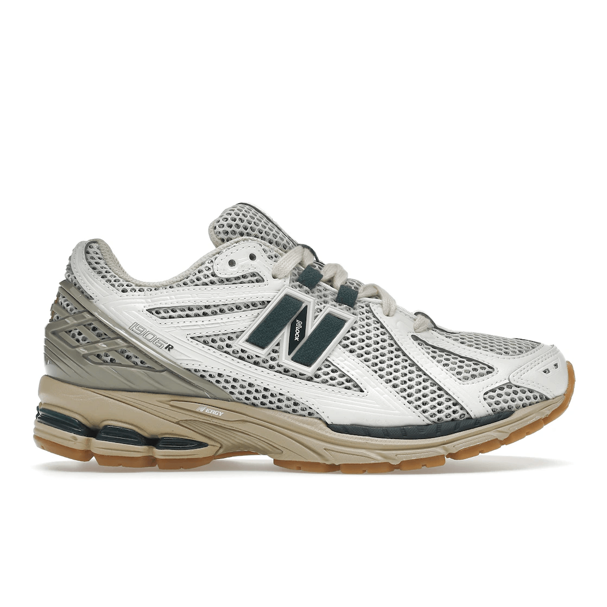 New Balance 1906R White Green Cream — 36