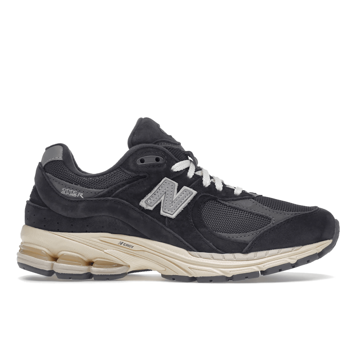 New Balance 2002R Black Dark Grey — 36