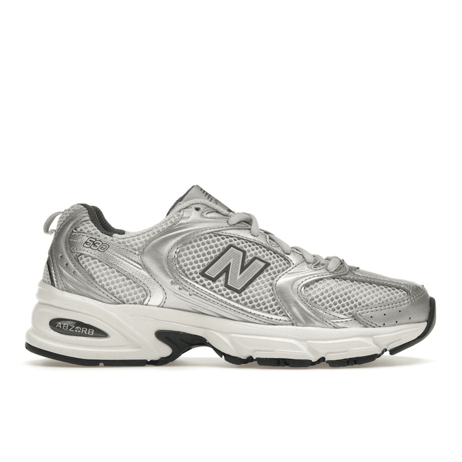 New Balance 530 Gray Matter Silver Metallic — 36