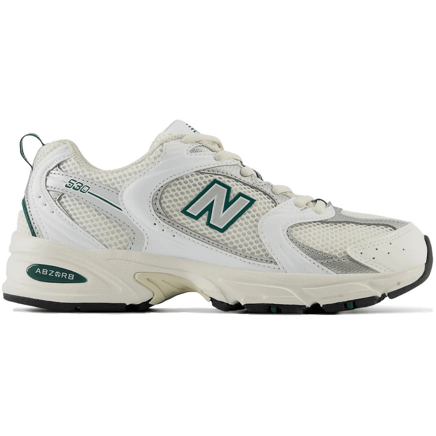 New Balance 530 Sea Salt Marsh Green — 36