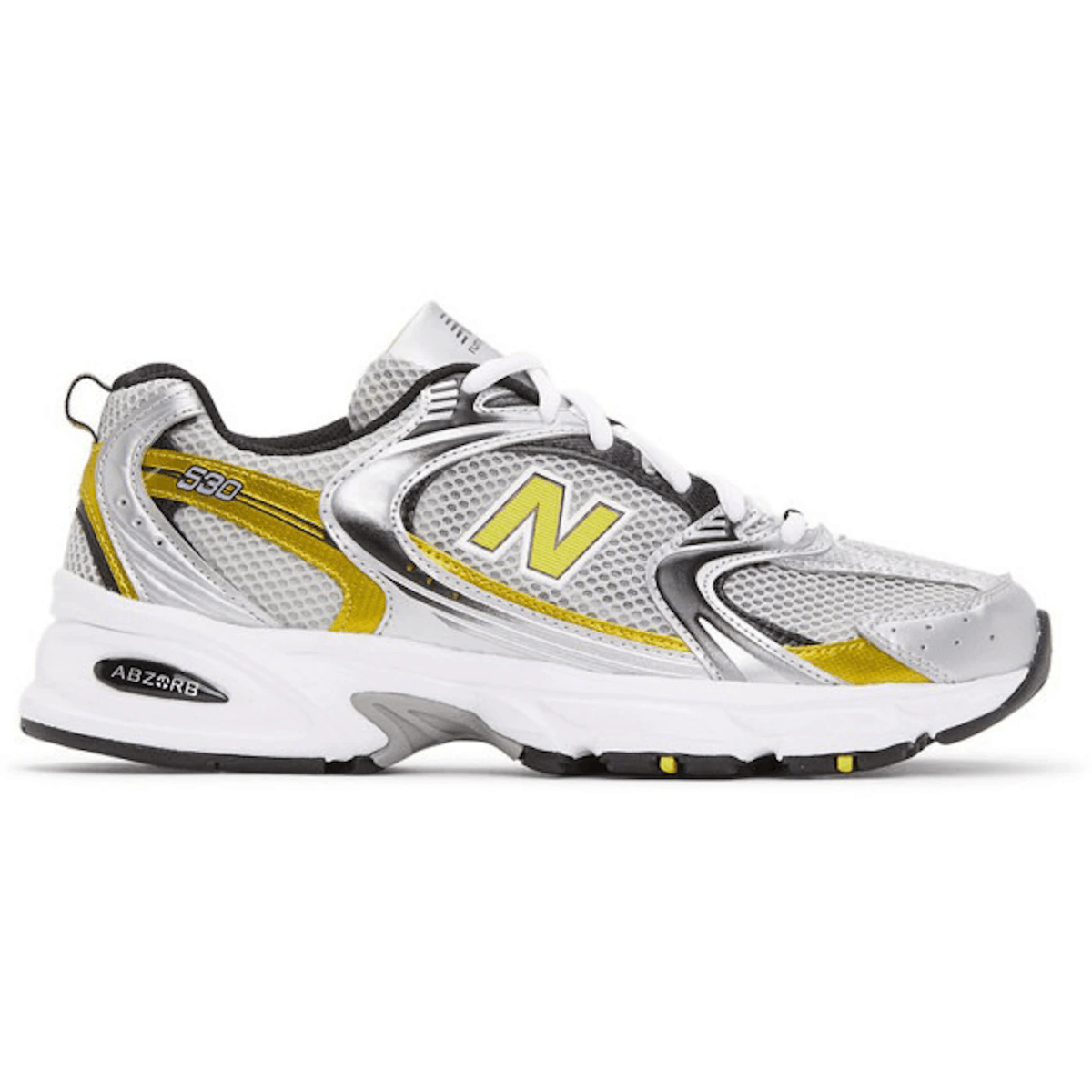 New Balance 530 Silver Yellow — 36