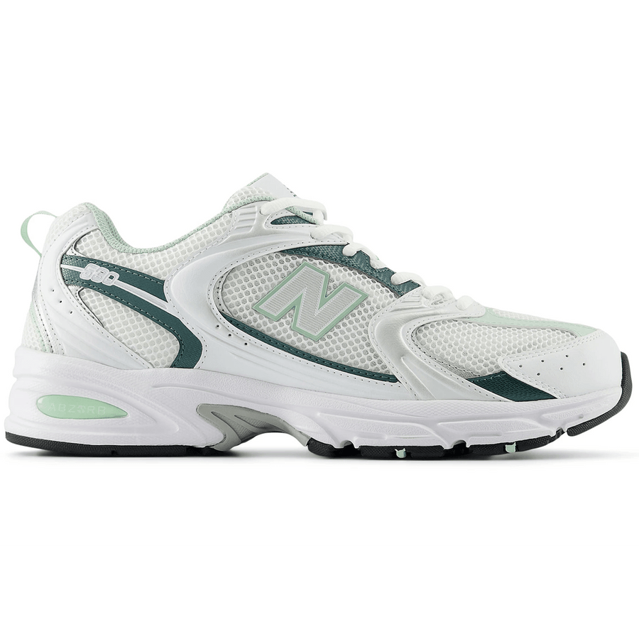 New Balance 530 White New Spruce — 36