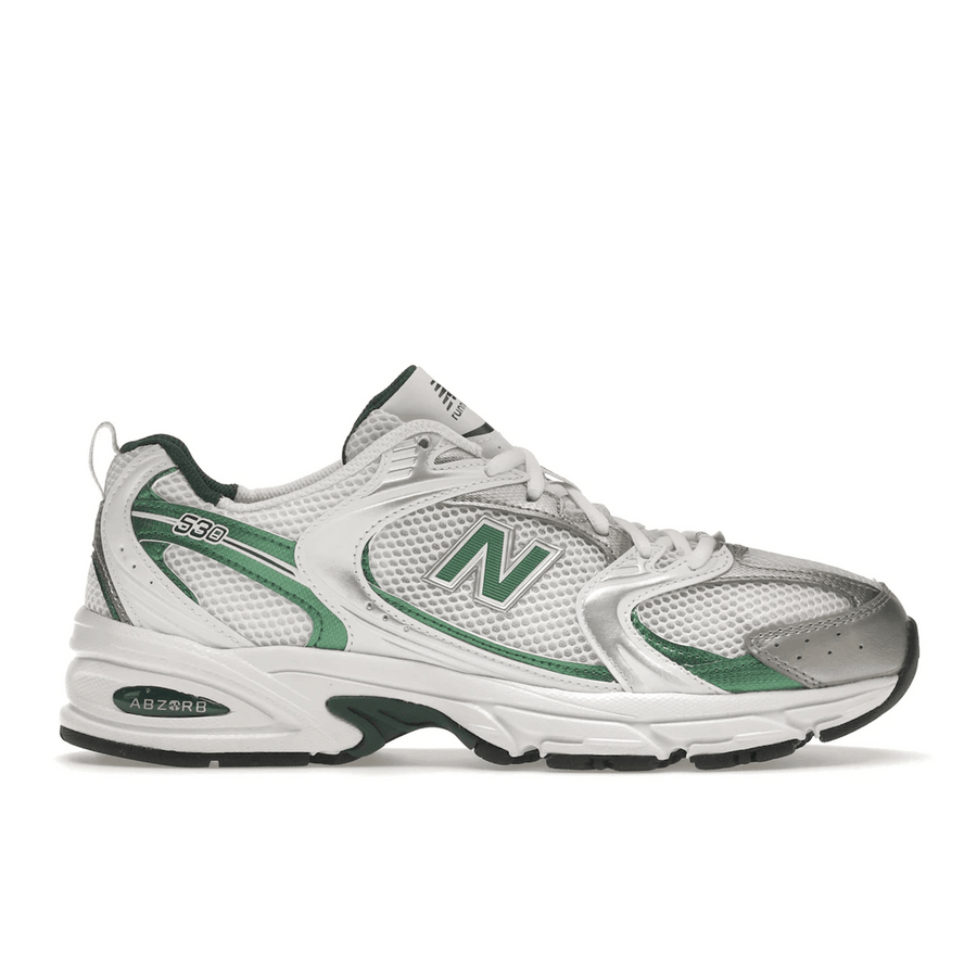 New Balance 530 White Nightwatch Green — 36