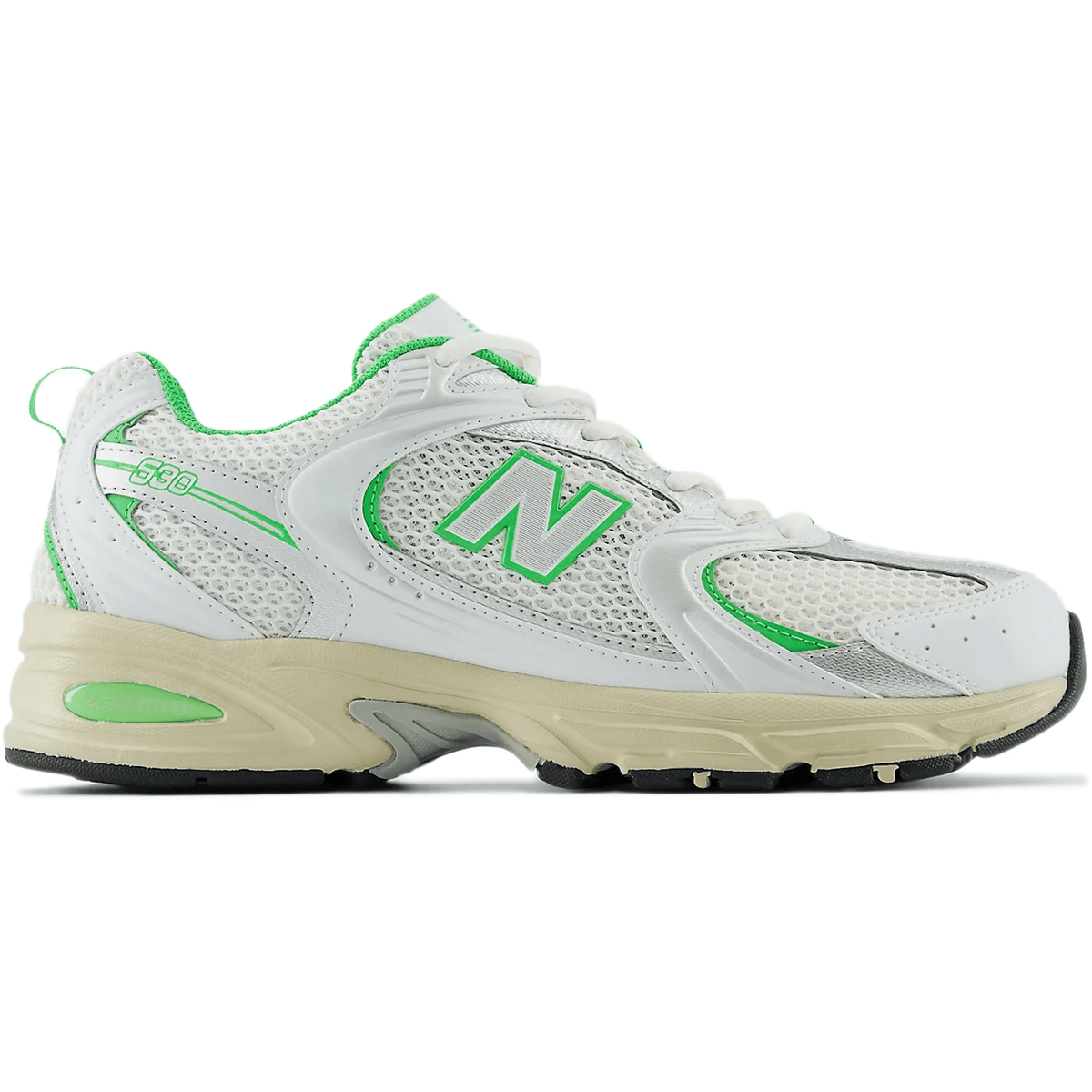 New Balance 530 White Palm Leaf — 36
