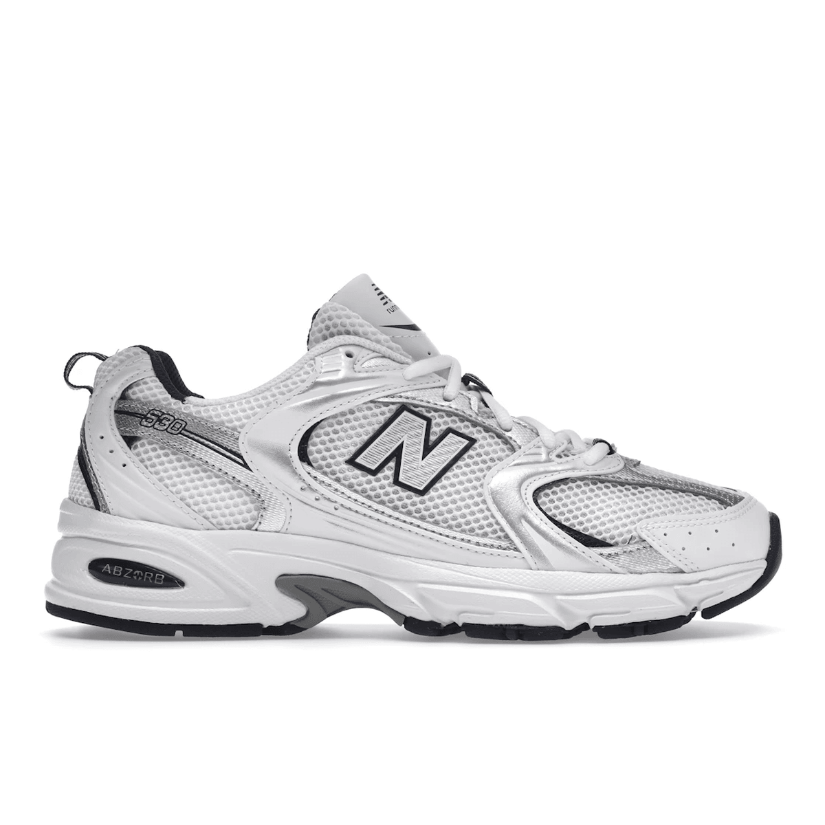 New Balance 530 White Silver Navy — 36