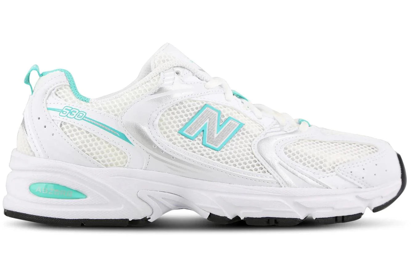 New Balance 530 White Teal — 36