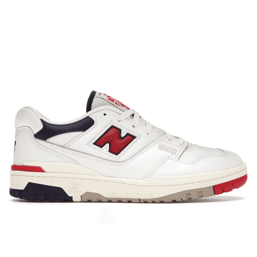 New Balance 550 Aime Leon Dore White Navy Red — 36