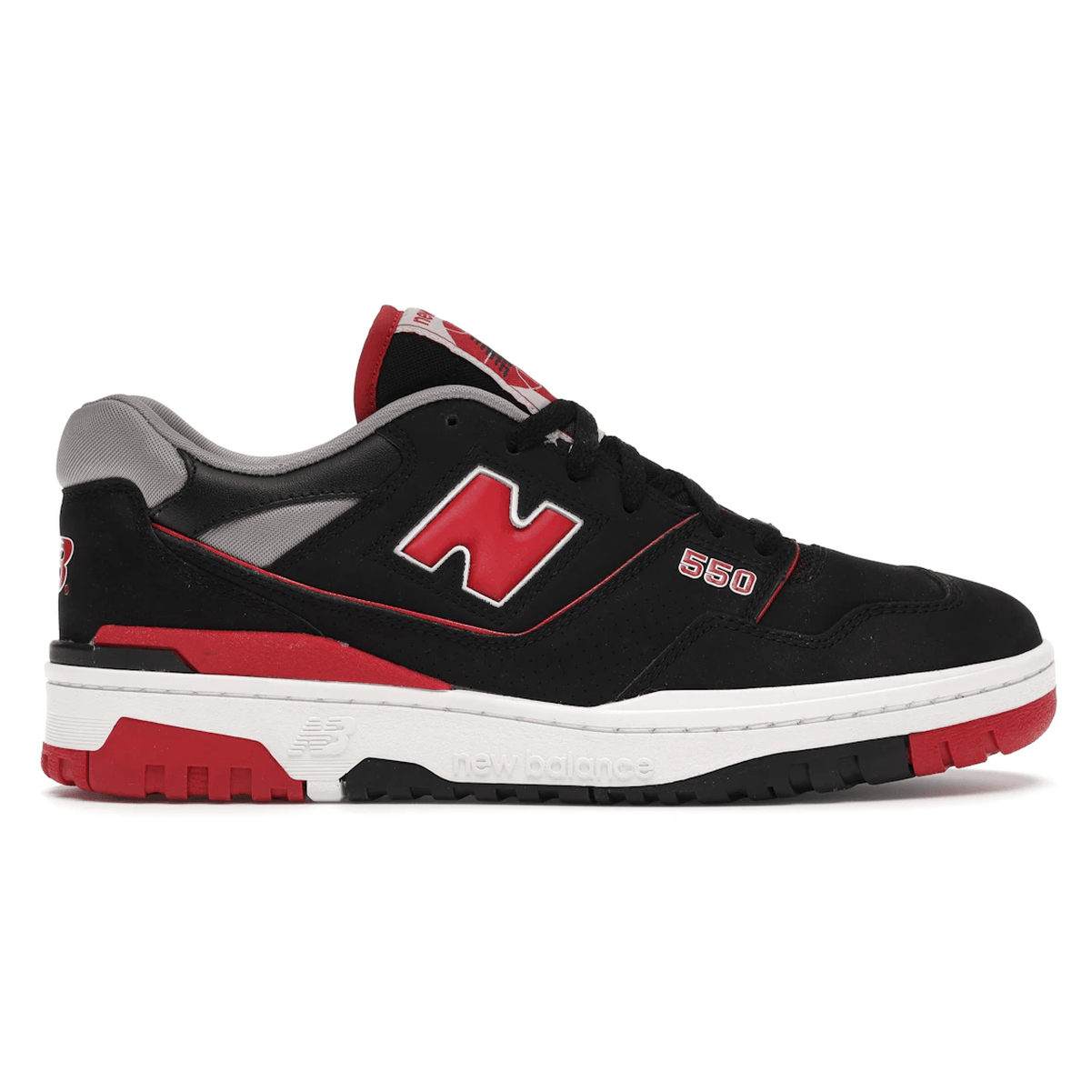 New Balance 550 Black Red — 36