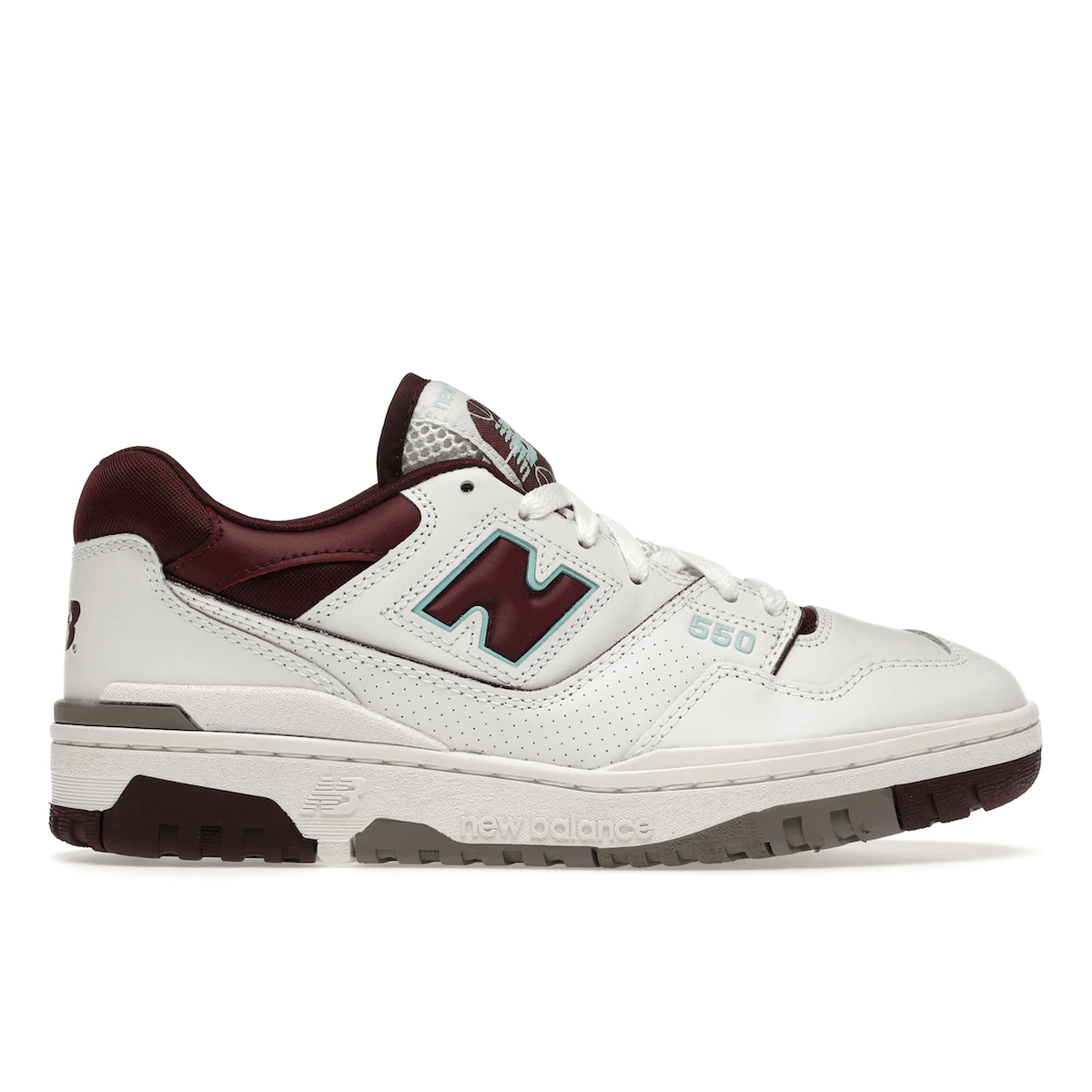 New Balance 550 Burgundy Cyan — 36