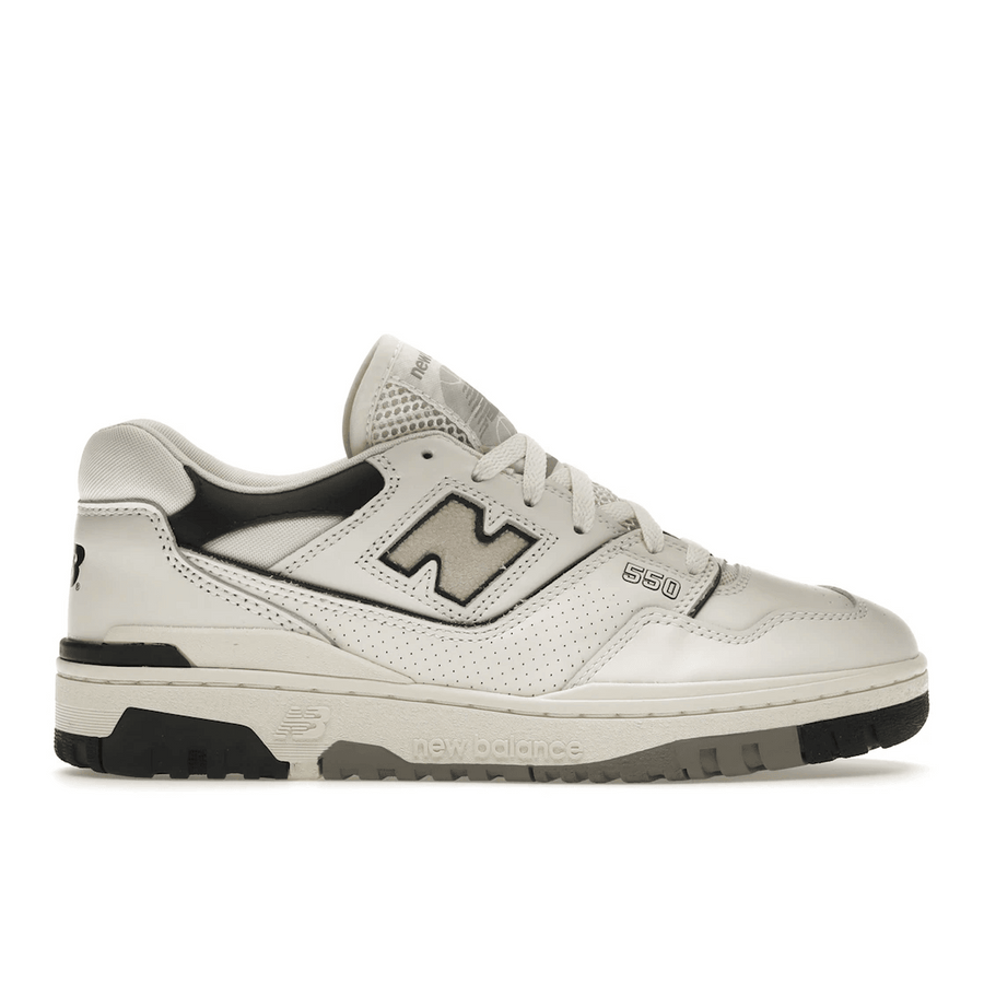 New Balance 550 Cream Black — 36