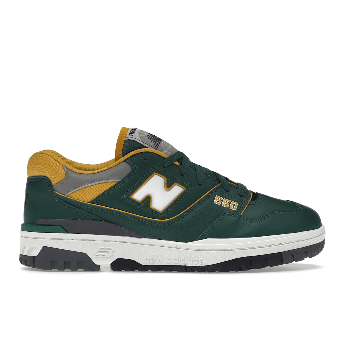 New Balance 550 Dark Green Gold — 36