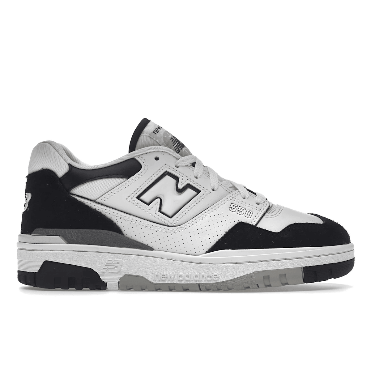 New Balance 550 White Black Rain Cloud — 36