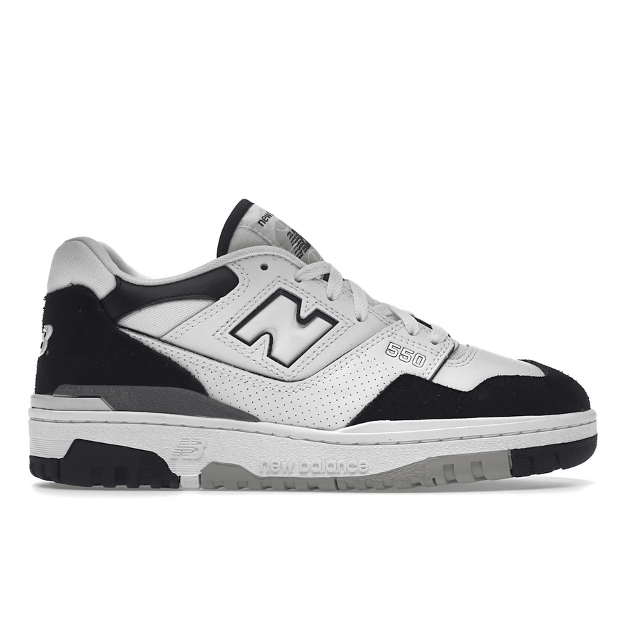 New Balance 550 White Black Rain Cloud — 36