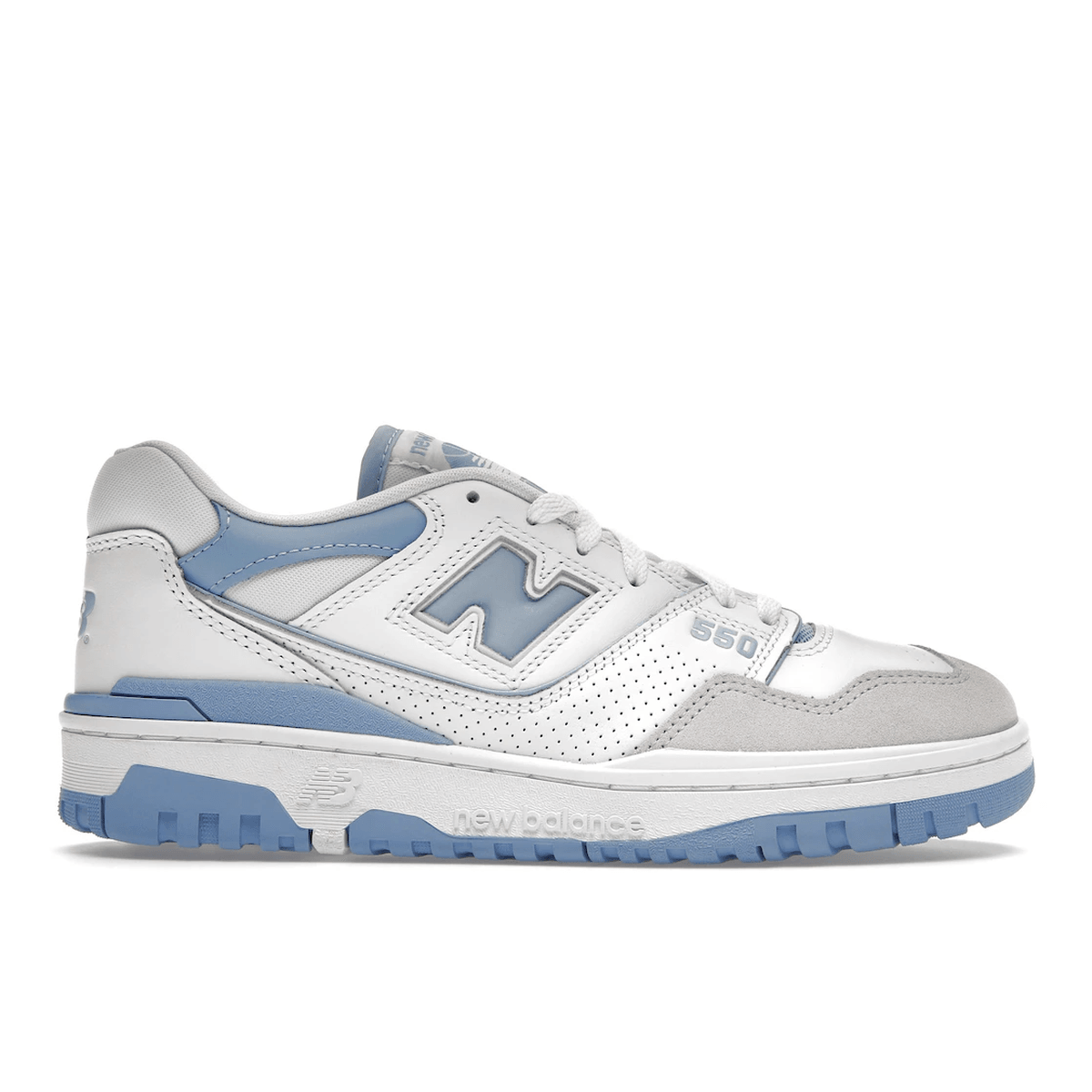 New Balance 550 White Blue Haze Rain Cloud — 36
