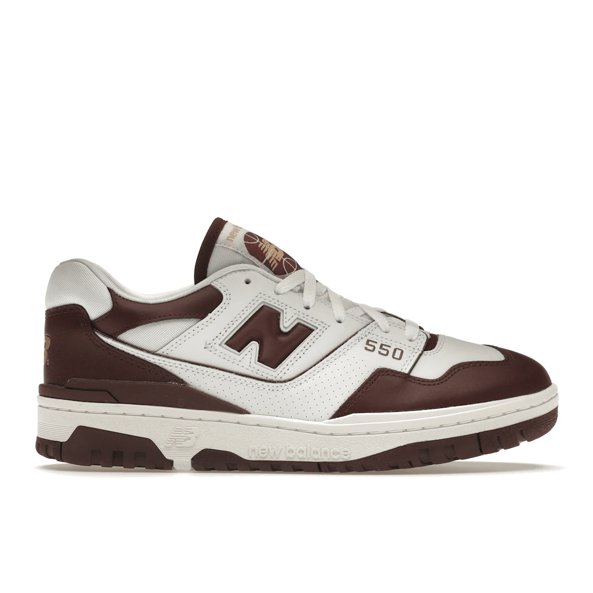 New Balance 550 White Burgundy — 36