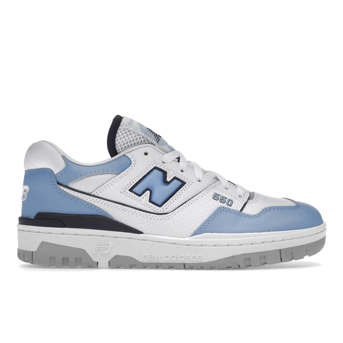 New Balance 550 White Carolina Blue — 36
