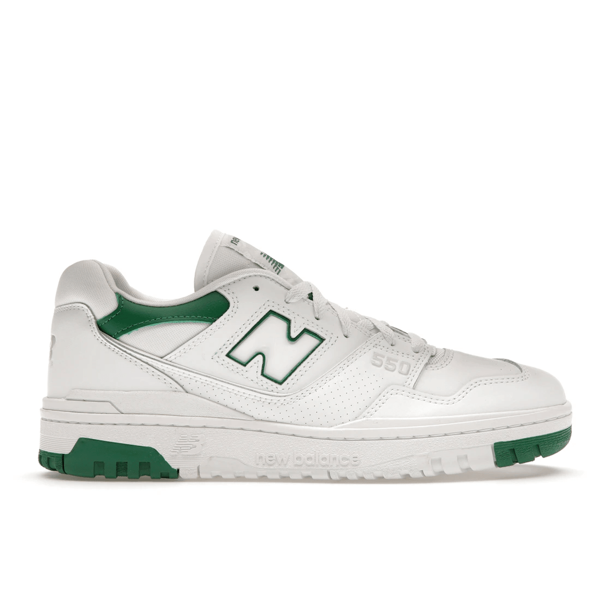 New Balance 550 White Classic Green — 36