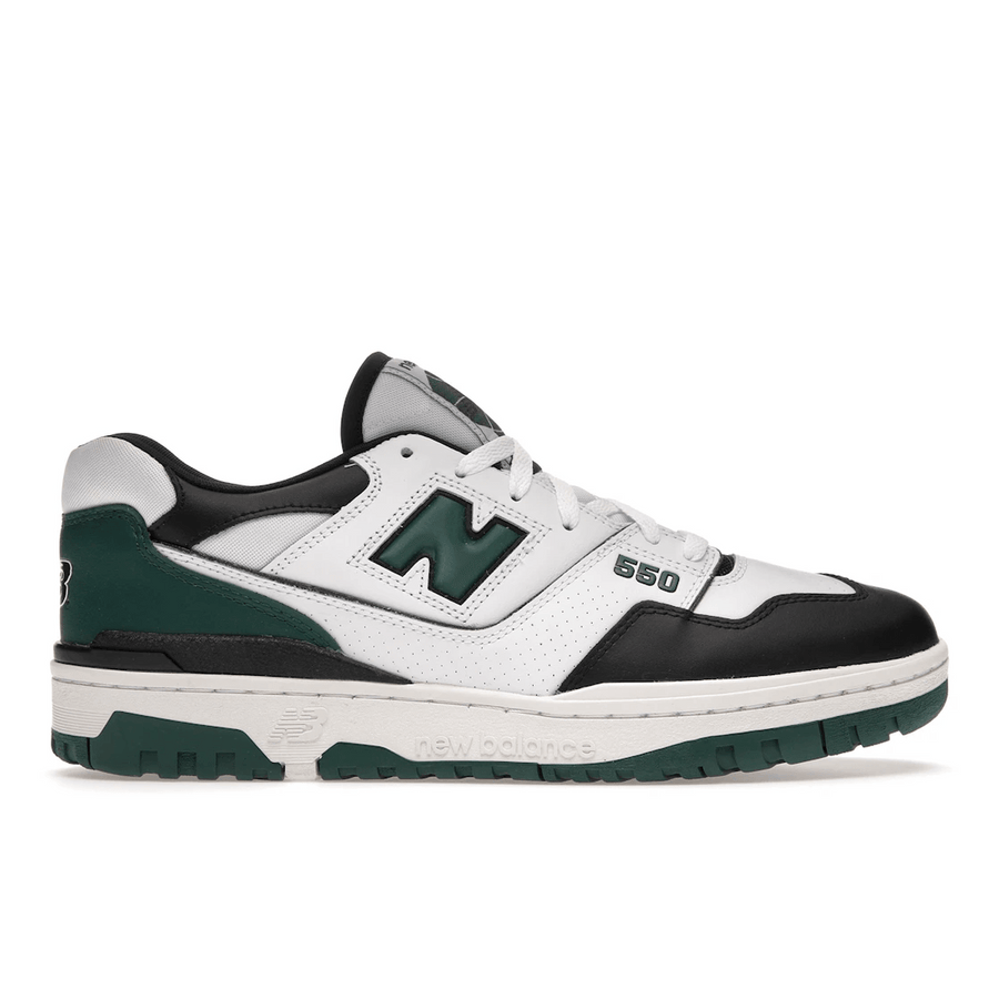 New Balance 550 White Green Black — 36