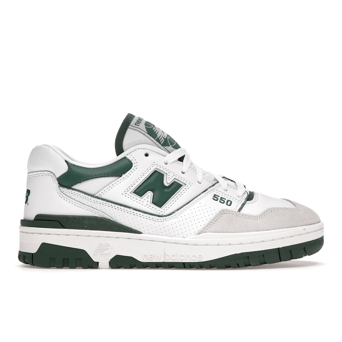 New Balance 550 White Green — 36