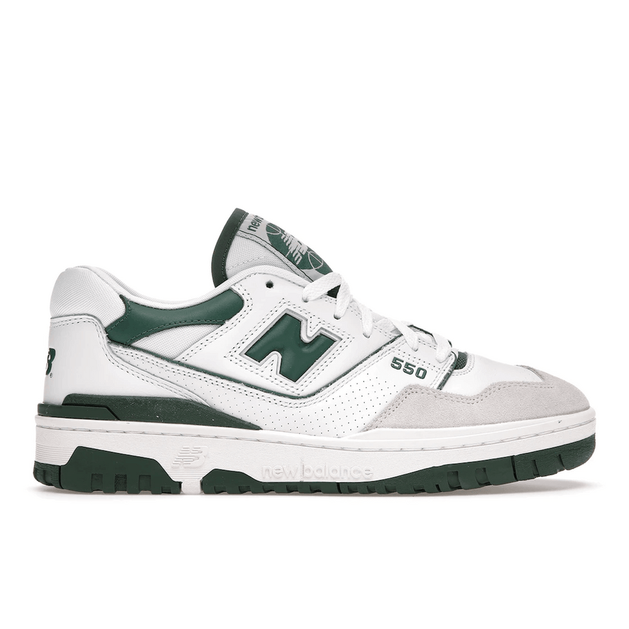 New Balance 550 White Green — 36