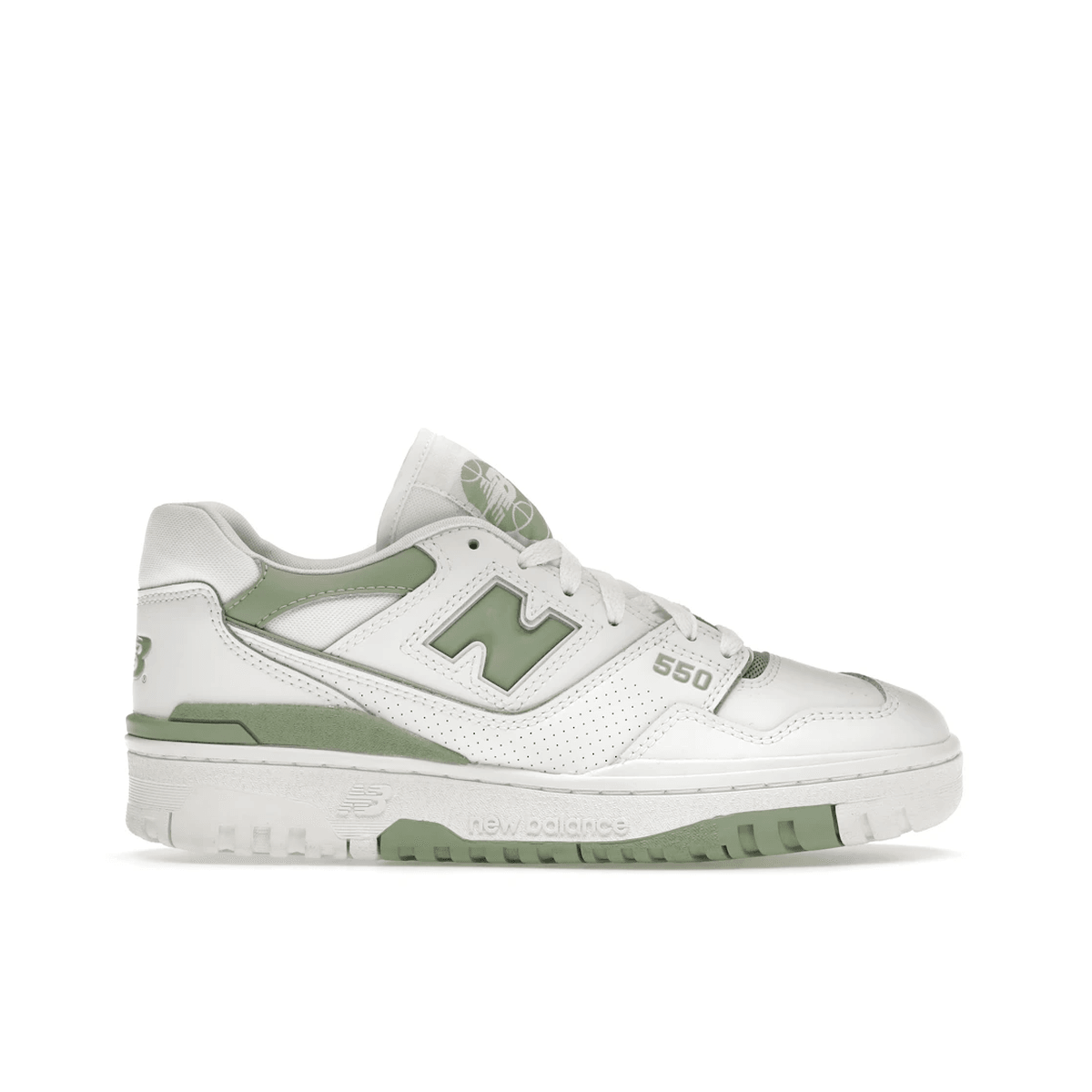 New Balance 550 White Mint Green — 36