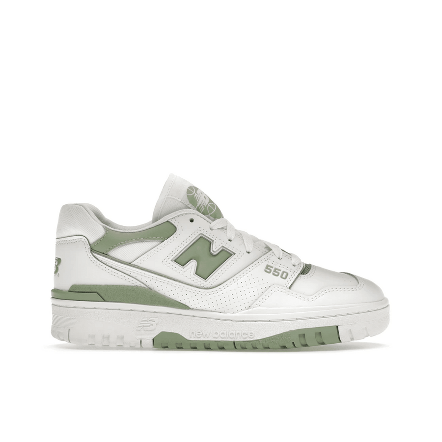 New Balance 550 White Mint Green — 36