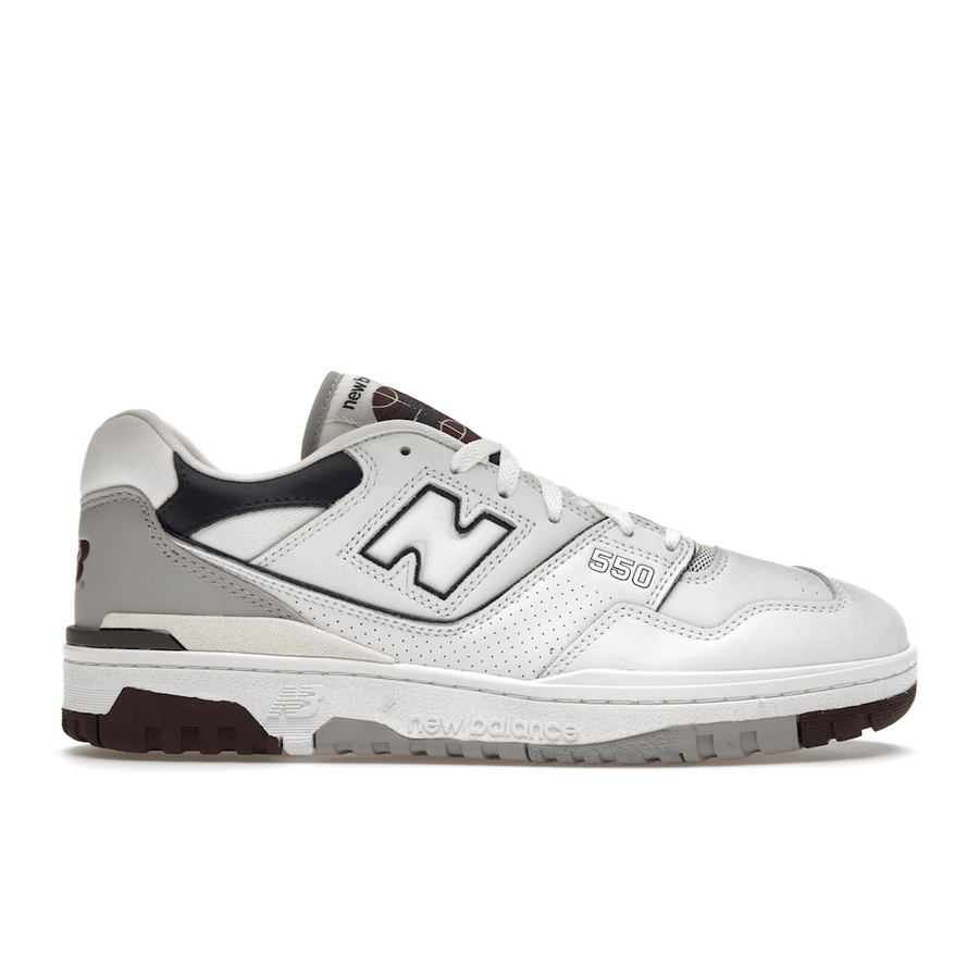 New Balance 550 White Natural Indigo Burgundy — 36