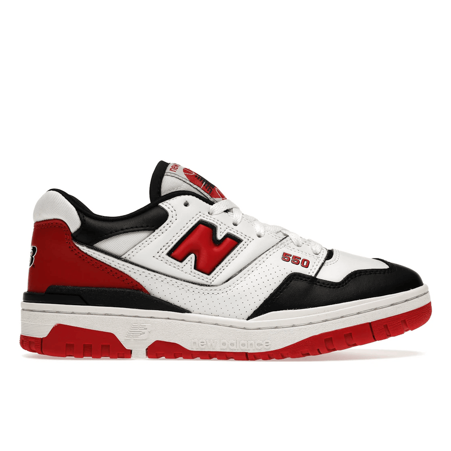 New Balance 550 White Red Black — 36