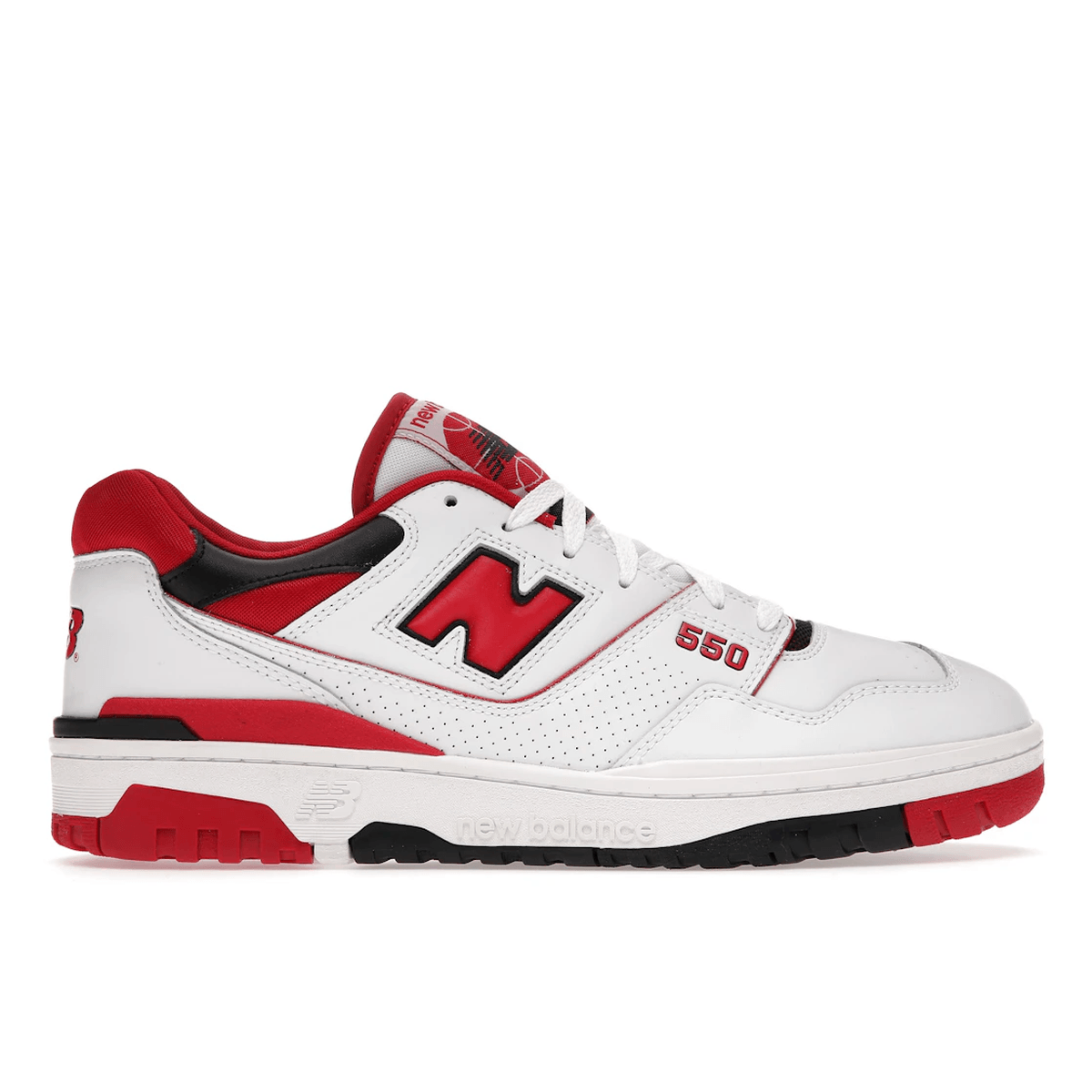 New Balance 550 White Red — 36
