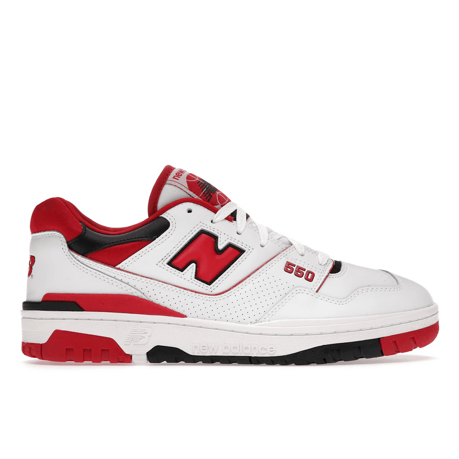 New Balance 550 White Red — 36
