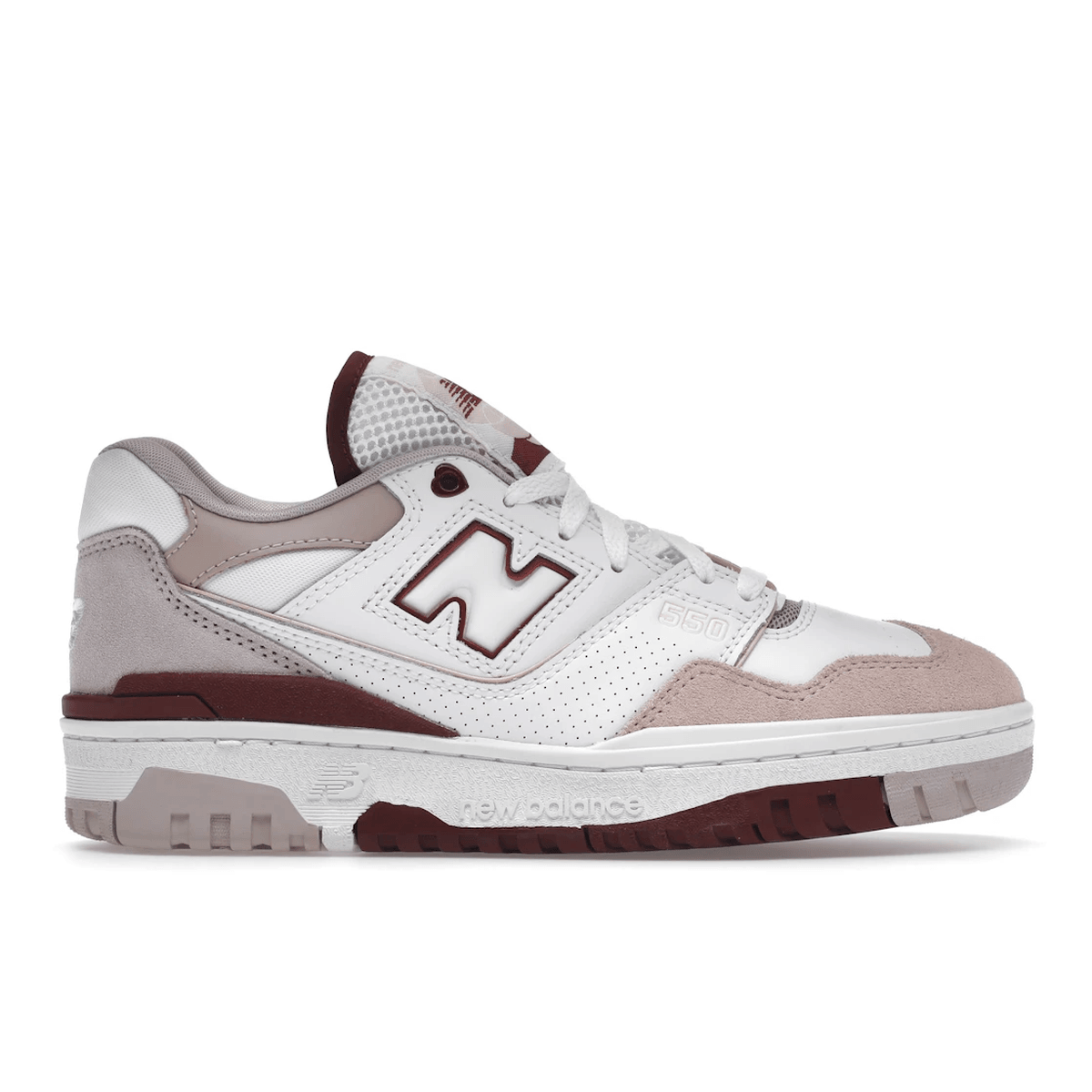 New Balance 550 White Scarlet — 36
