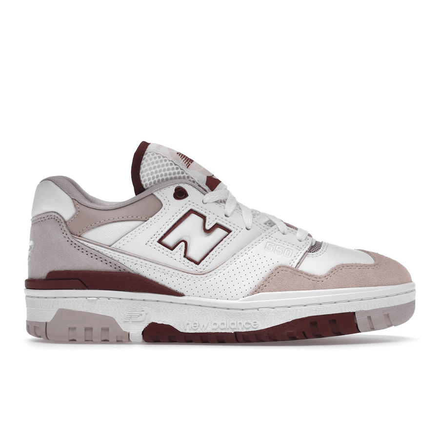 New Balance 550 White Scarlet — 36