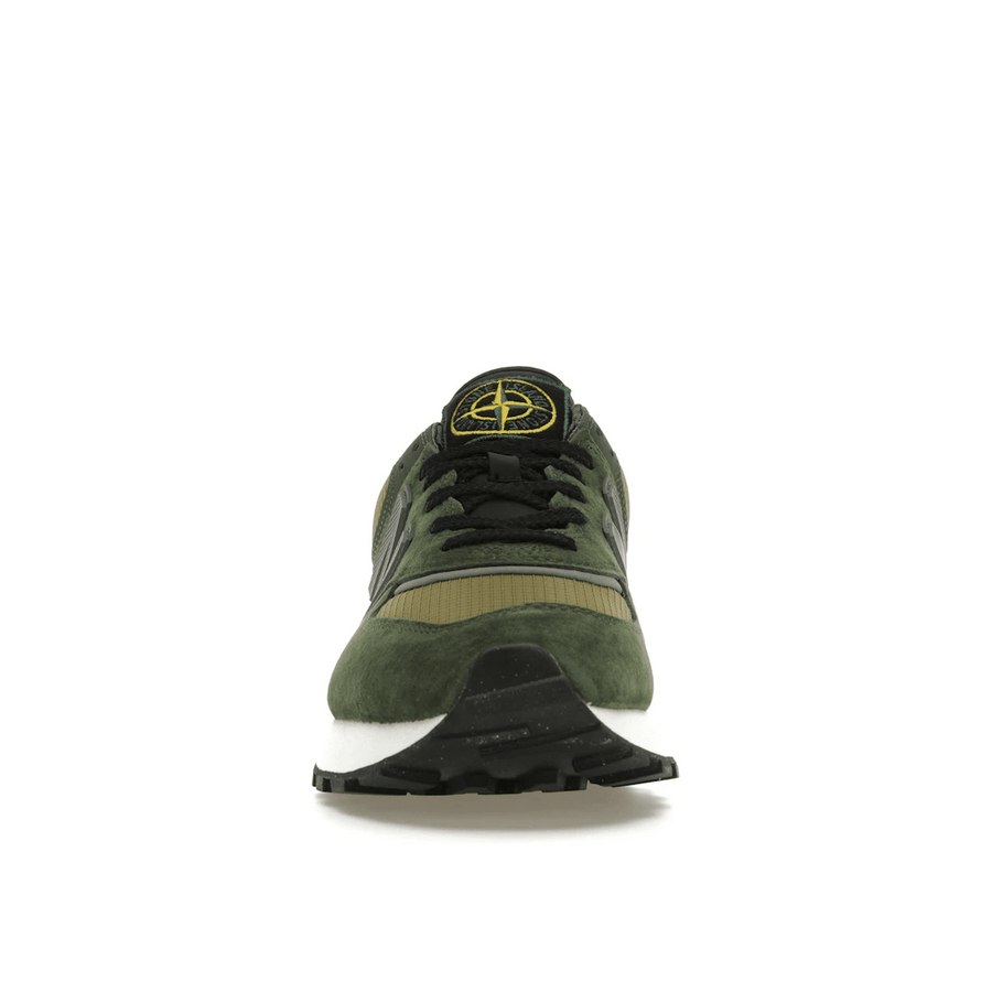 New Balance 574 Legacy Stone Island Dark Green — 36