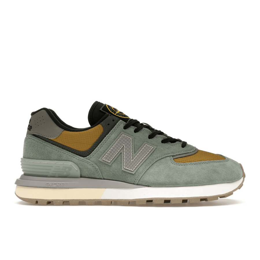 New Balance 574 Legacy Stone Island Light Green — 36