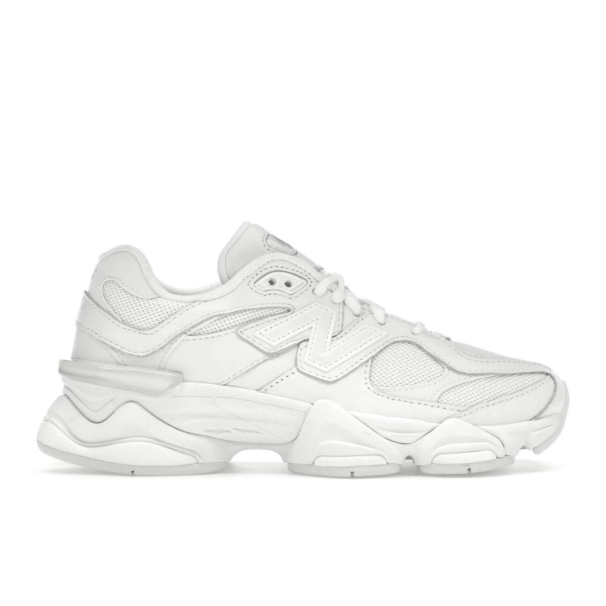 New Balance 9060 Triple White — 36