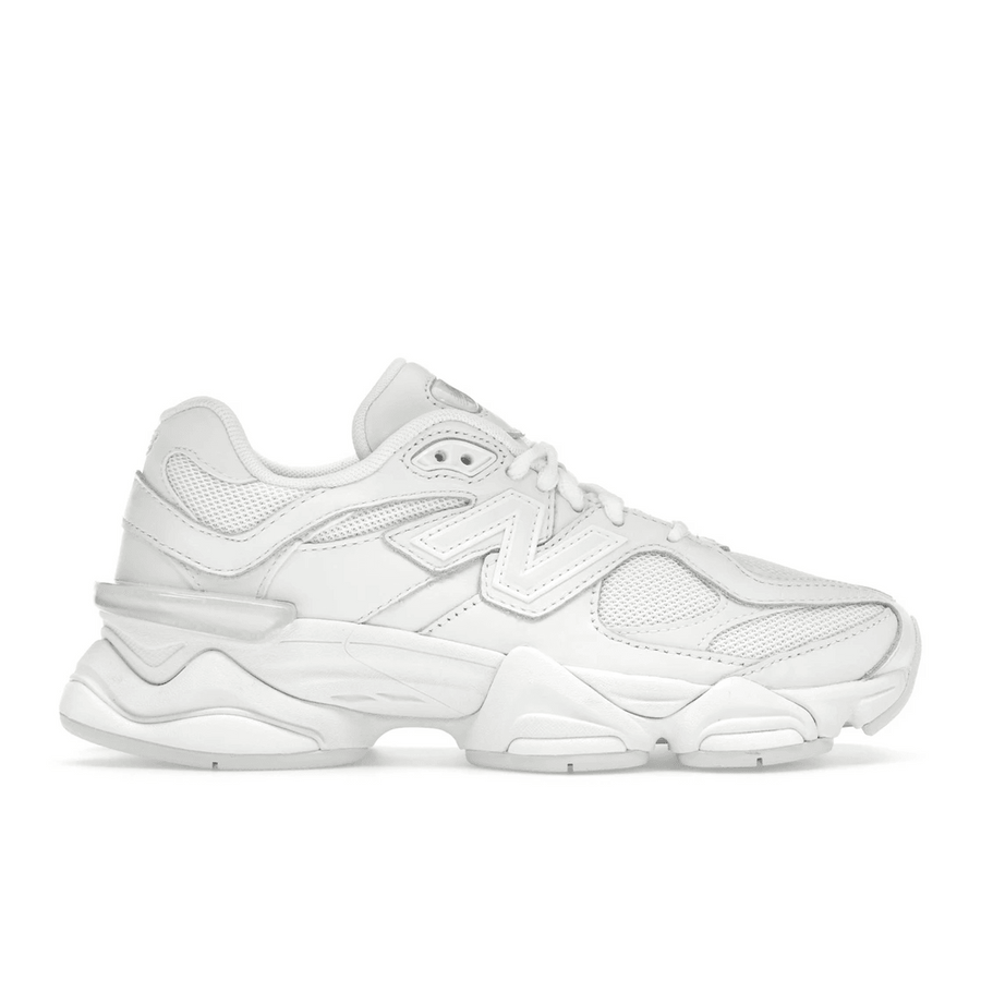 New Balance 9060 Triple White — 36
