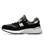New Balance 992 Black Gray Suede