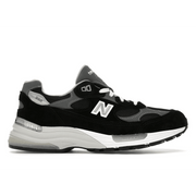 New Balance 992 Black Gray Suede