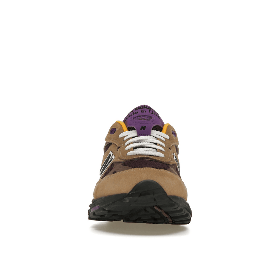 New Balance 993 MiUSA Mushroom Midnight Violet — 36