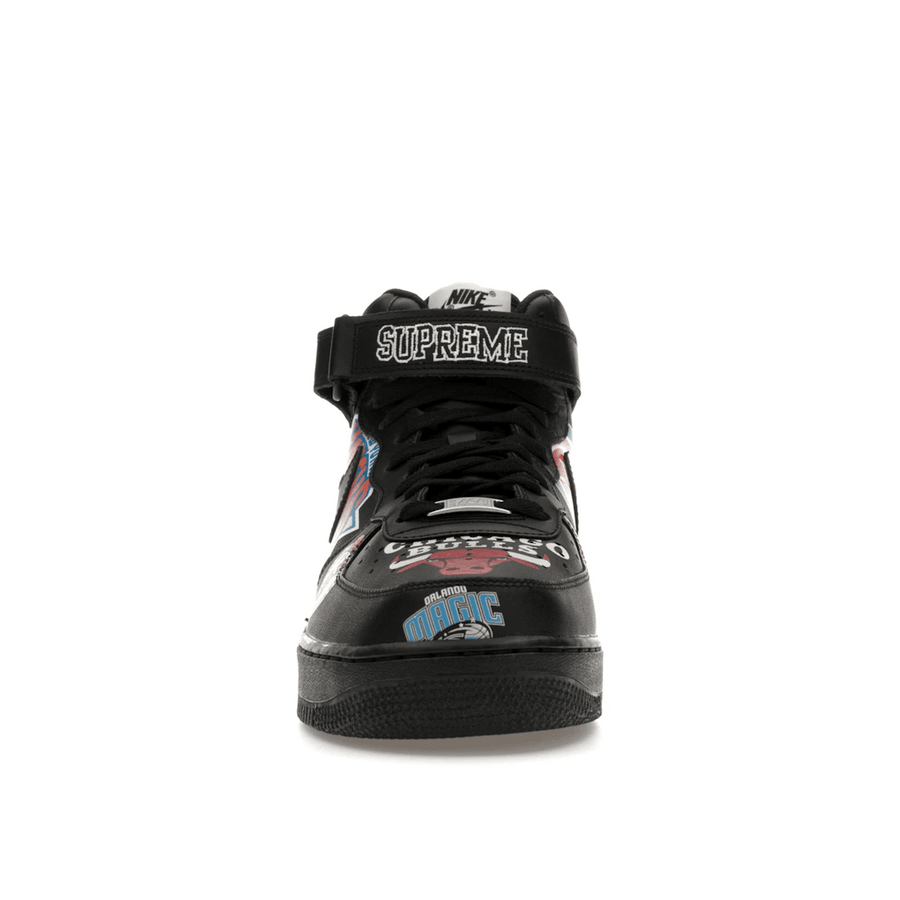 Nike Air Force 1 Mid Supreme NBA Black — 36