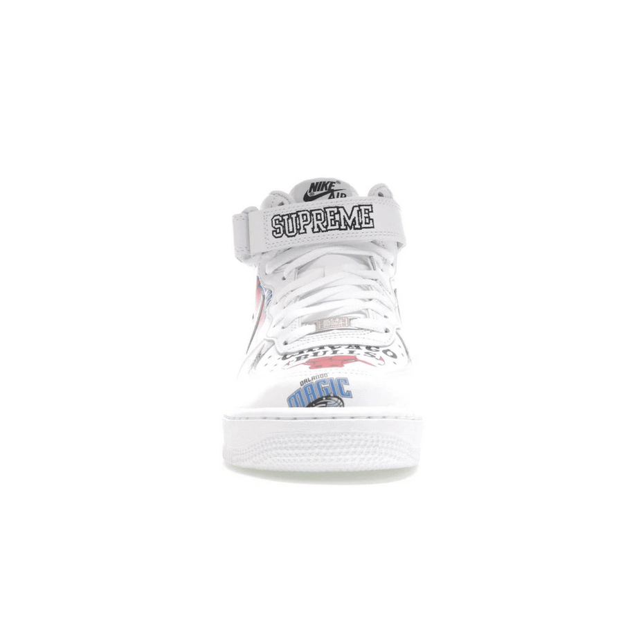 Nike Air Force 1 Mid Supreme NBA White — 36