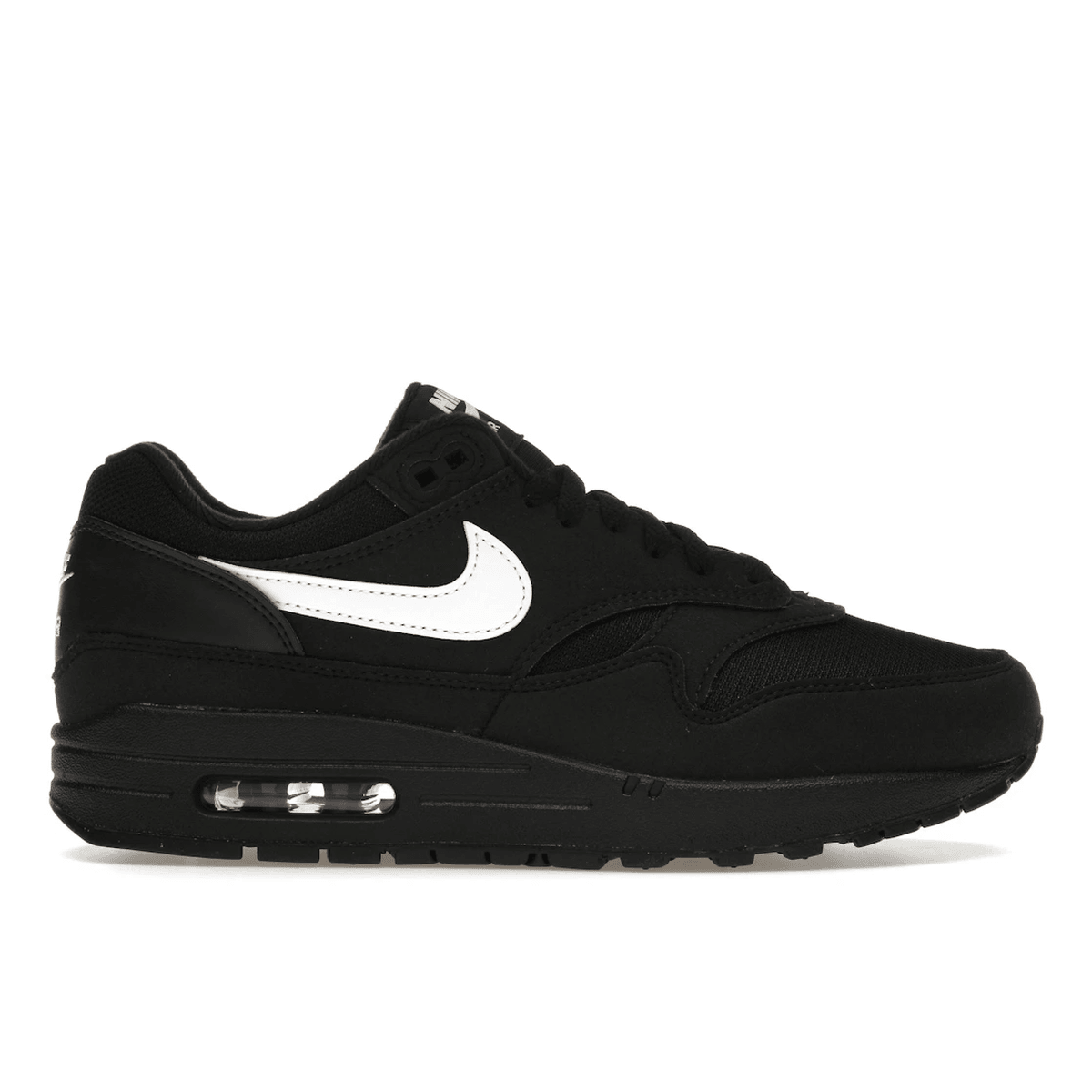 Nike Air Max 1 Black White Swoosh — 36