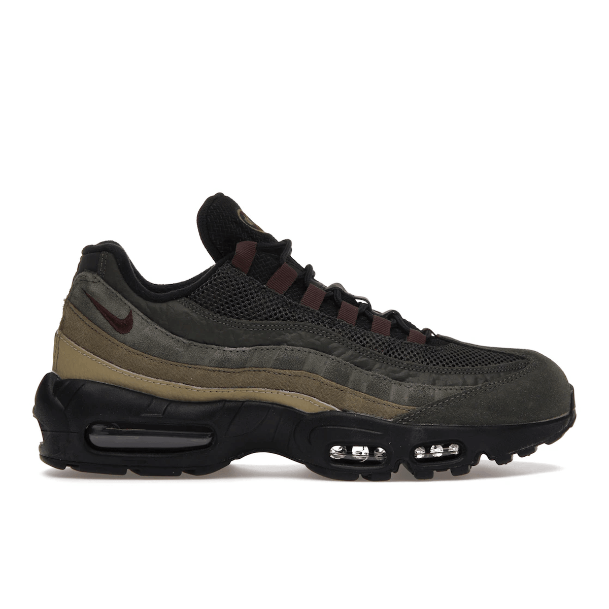 Nike Air Max 95 Black Earth Sequoia Cargo Khaki — 36