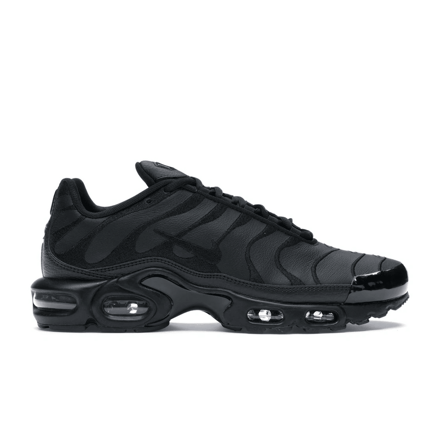 Nike Air Max Plus Triple Black Leather — 36