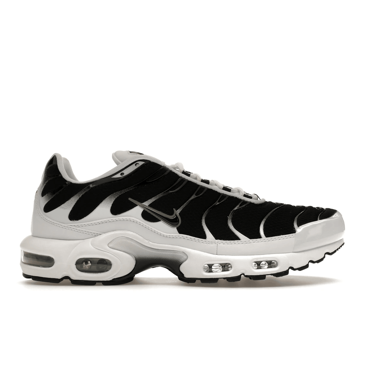 Nike Air Max Plus White Black Metallic Pewter — 36